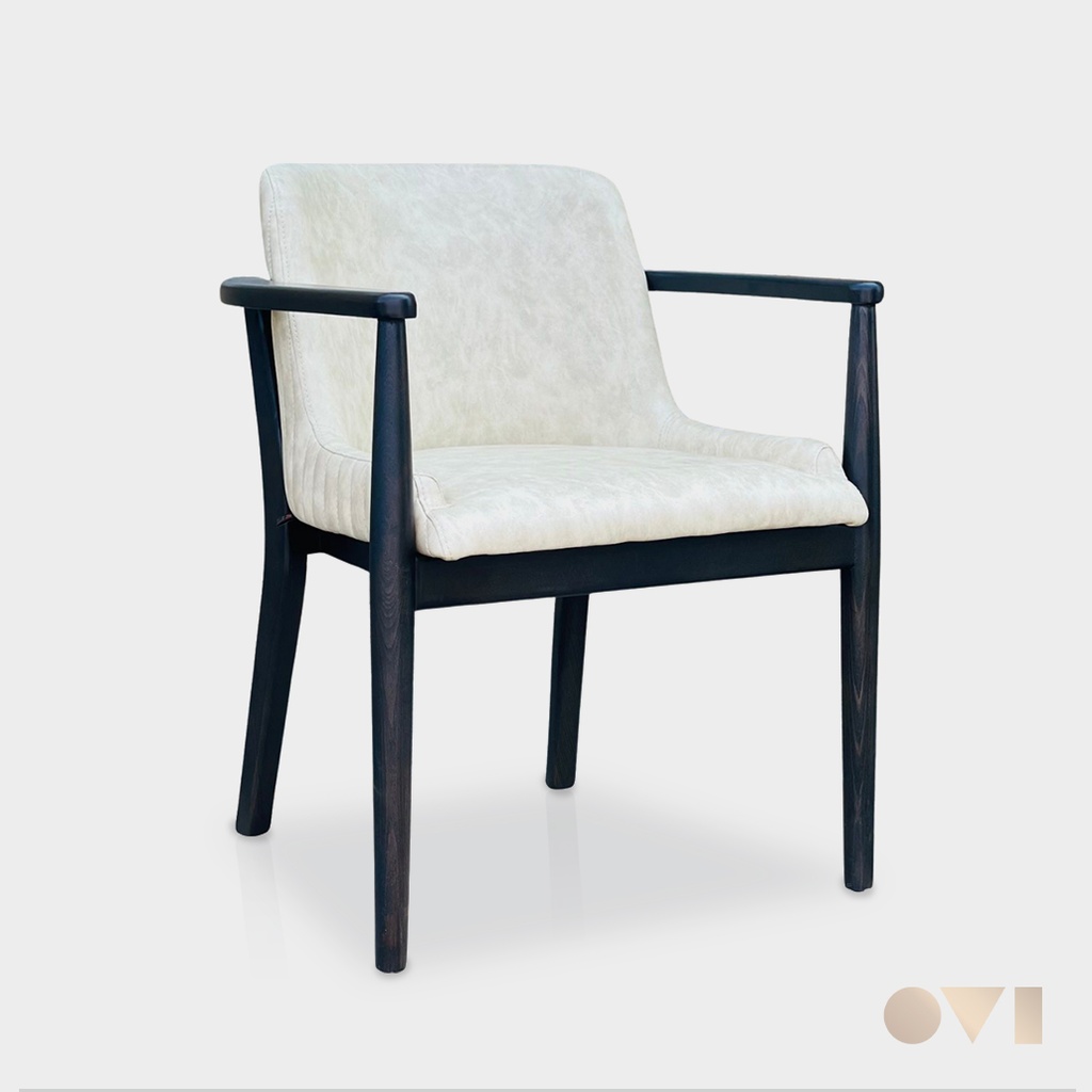 SORANO | CAFE FABRIC WOODEN
 ARMCHAIR
