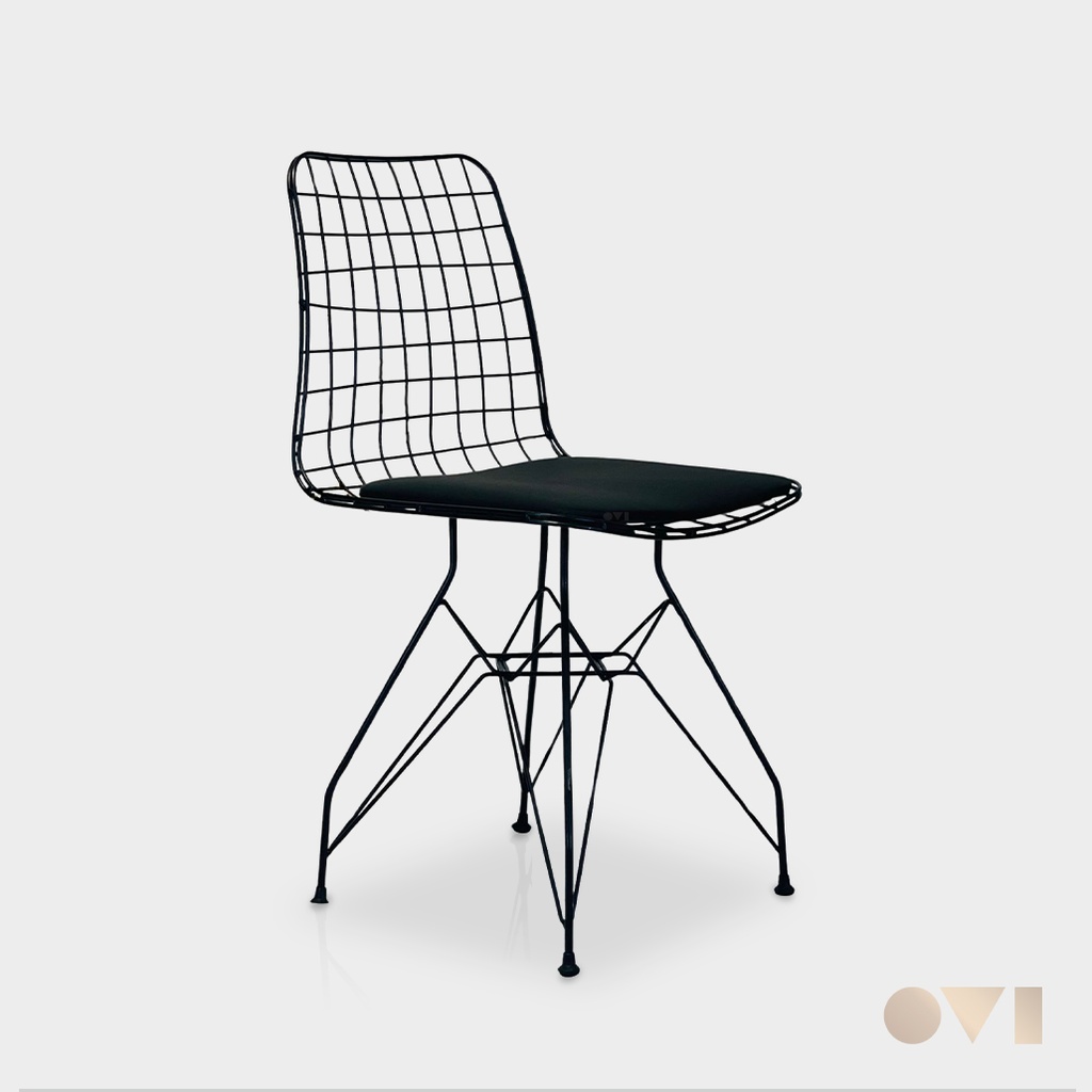 LATTU | INDUSTRIAL METAL WIRE
 CHAIR