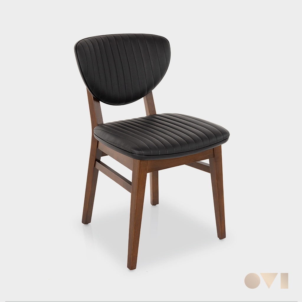 DAXI | INDOOR UPHOLSTERED WOODEN CHAIR