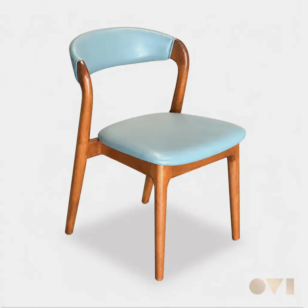 LUNO | Modern Upholstered Wooden Dining Chair