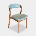 LUNO | Modern Upholstered Wooden Dining Chair