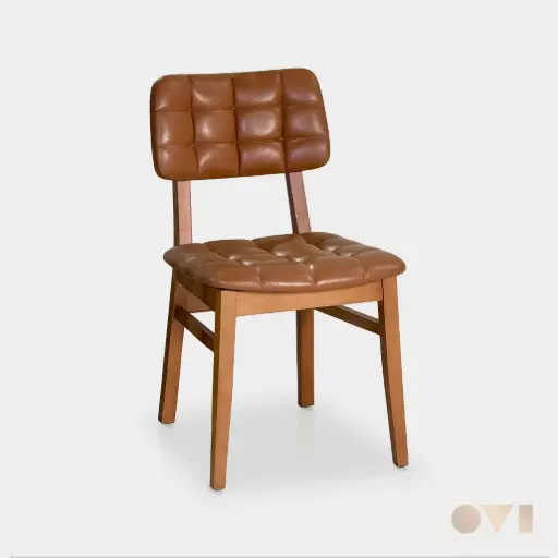 RELDEN | RESTAURANT TUFTED WOOD
 CHAIR