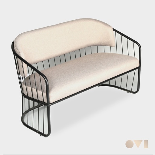 [LZO02] LINZO | OUTDOOR MODERN METAL FABRIC SOFA