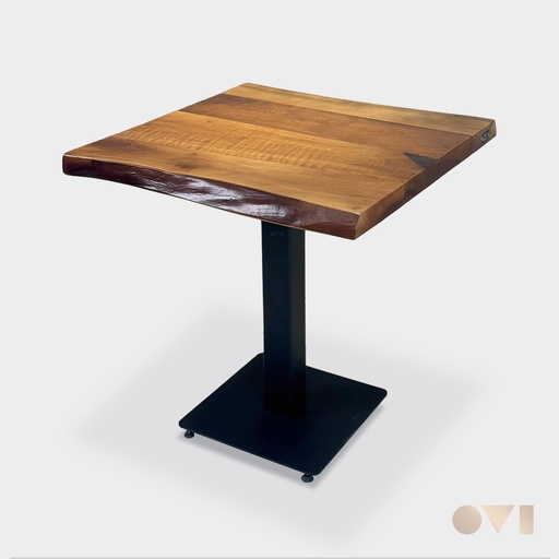 [RFT70VL_VTX01_WT] RIFTI V L VTX WALNUT TABLE 70*70*5