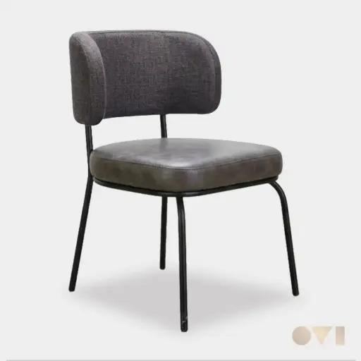 [CRN01-ca] CURON | MODERN CAFE FABRIC METAL
CHAIR