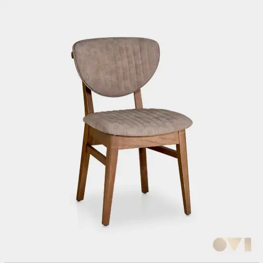 SKIVA | CAFE FABRIC WOODEN
 CHAIR