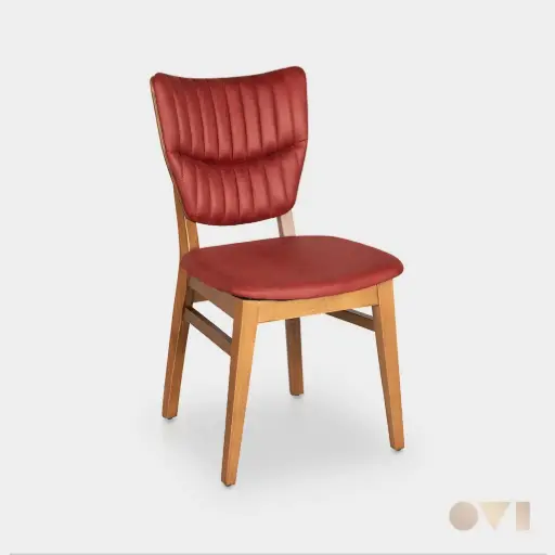 MODERA | RESTAURANT LEATHER WOODEN
 CHAIR