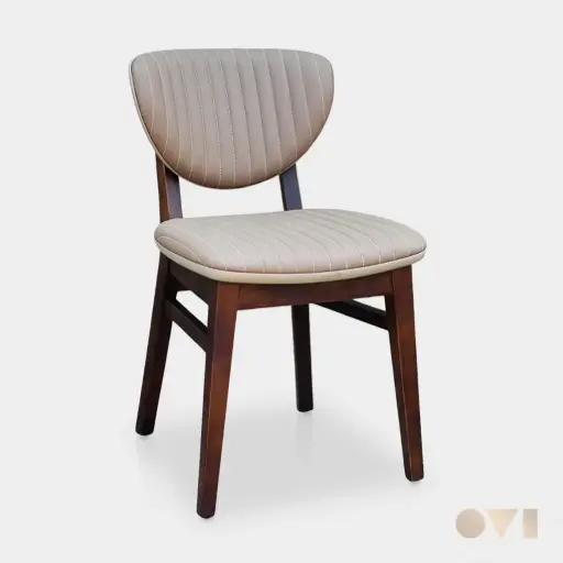 DAXI6 | INDOOR UPHOLSTERED WOODEN CHAIR
