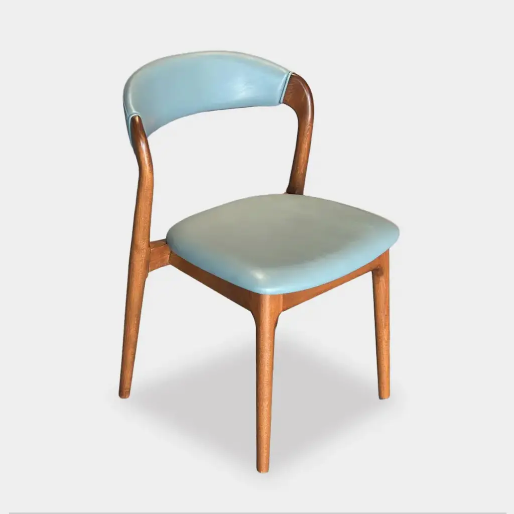 [lno01] LUNO | Modern Upholstered Wooden Dining Chair